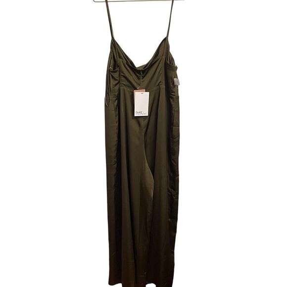 BHLDN Fame and Partners Thais Jumpsuit Green Size 18 NWT - Picture 5 of 10
